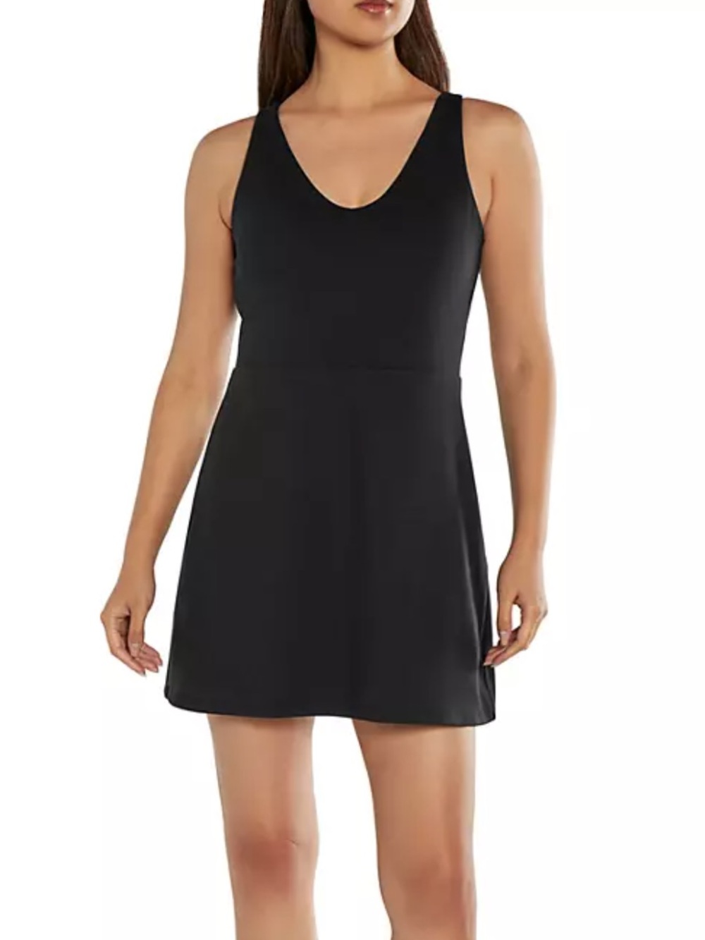 GAP fit Black  active Dress with shorts tennis pickleball activewear M